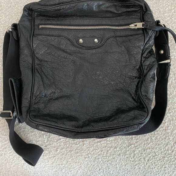 Authentic Balenciaga Motocross Classic Day Hobo Black - Picture 3 of 15